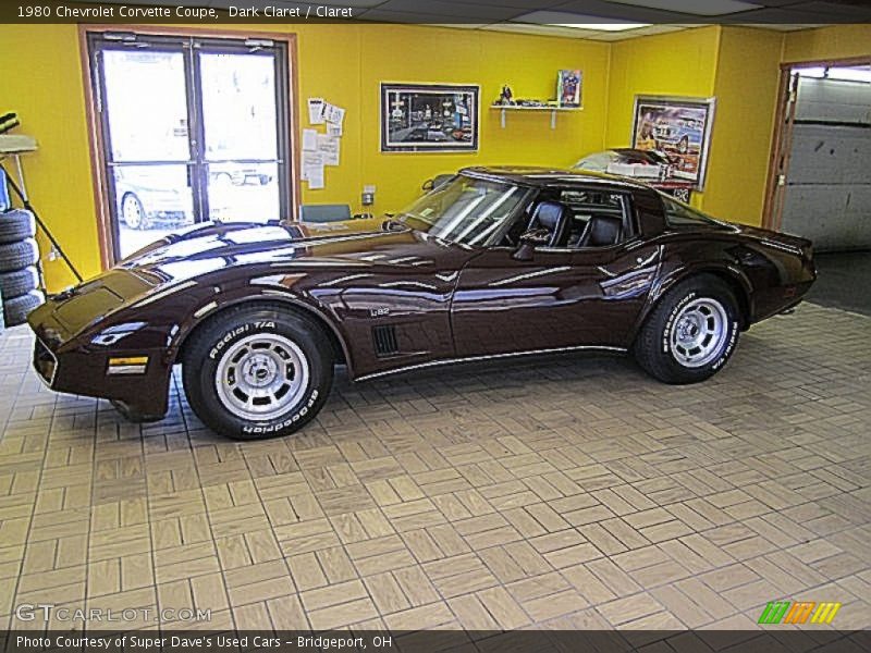  1980 Corvette Coupe Dark Claret