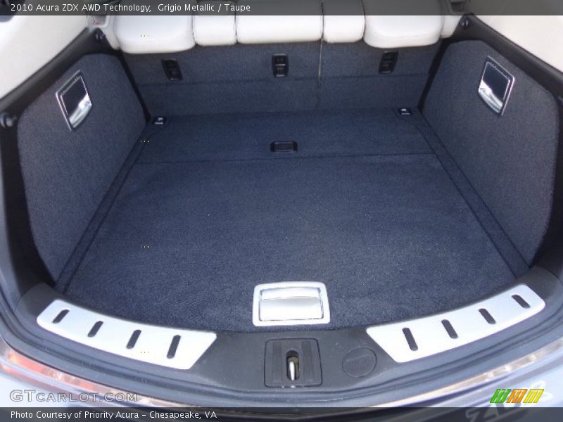 Grigio Metallic / Taupe 2010 Acura ZDX AWD Technology