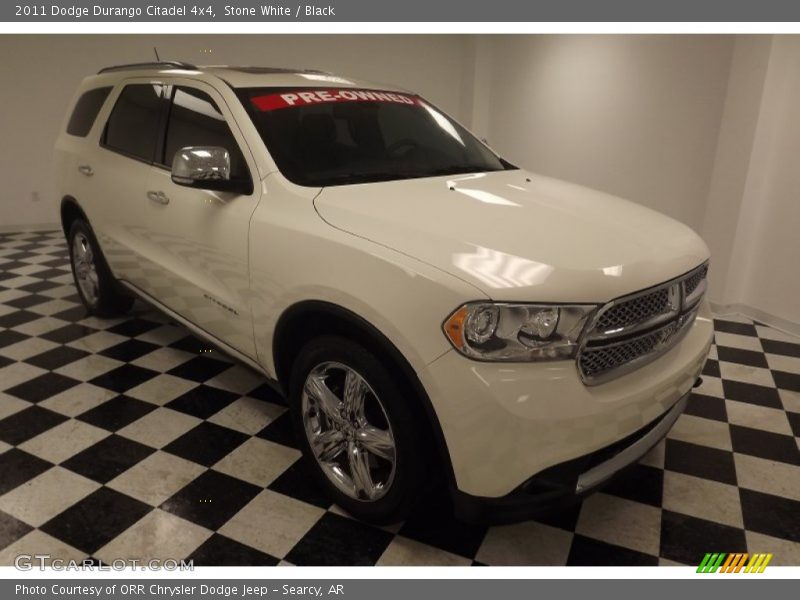 Stone White / Black 2011 Dodge Durango Citadel 4x4
