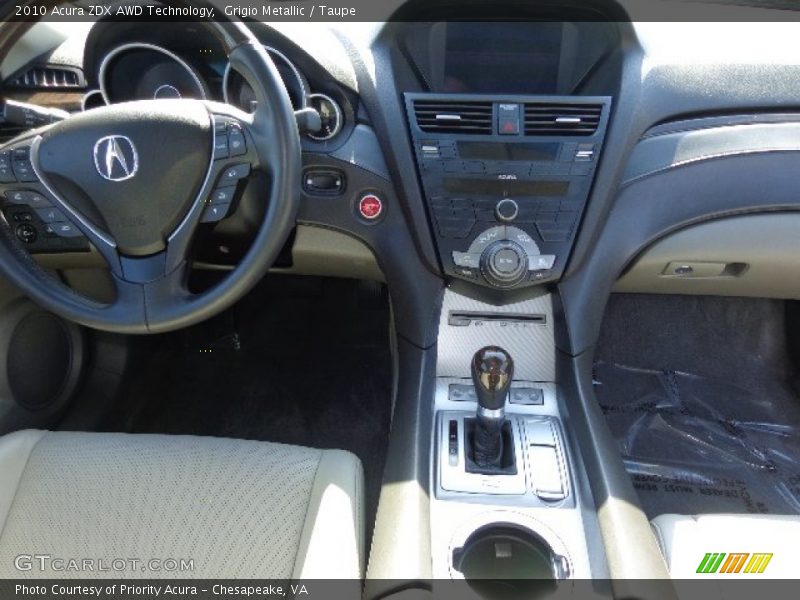 Grigio Metallic / Taupe 2010 Acura ZDX AWD Technology