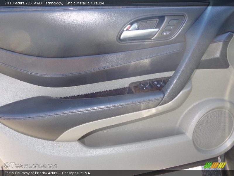 Grigio Metallic / Taupe 2010 Acura ZDX AWD Technology