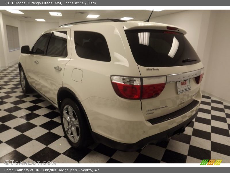 Stone White / Black 2011 Dodge Durango Citadel 4x4