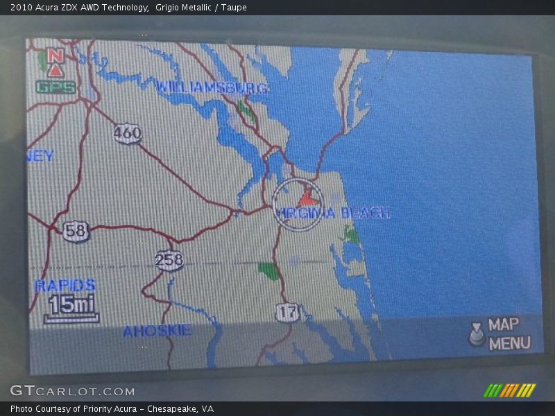 Grigio Metallic / Taupe 2010 Acura ZDX AWD Technology