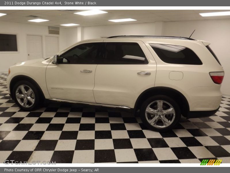 Stone White / Black 2011 Dodge Durango Citadel 4x4