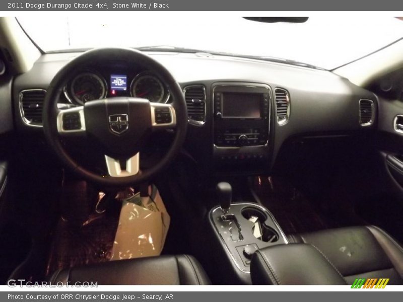 Stone White / Black 2011 Dodge Durango Citadel 4x4