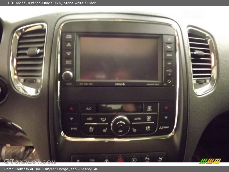 Stone White / Black 2011 Dodge Durango Citadel 4x4