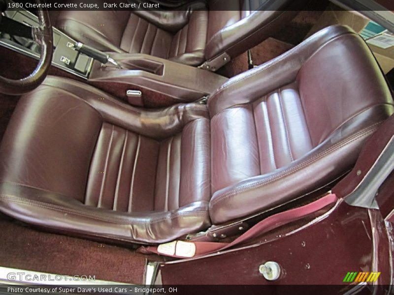 Front Seat of 1980 Corvette Coupe