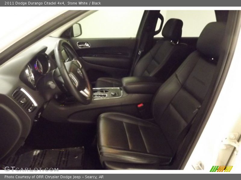 Stone White / Black 2011 Dodge Durango Citadel 4x4