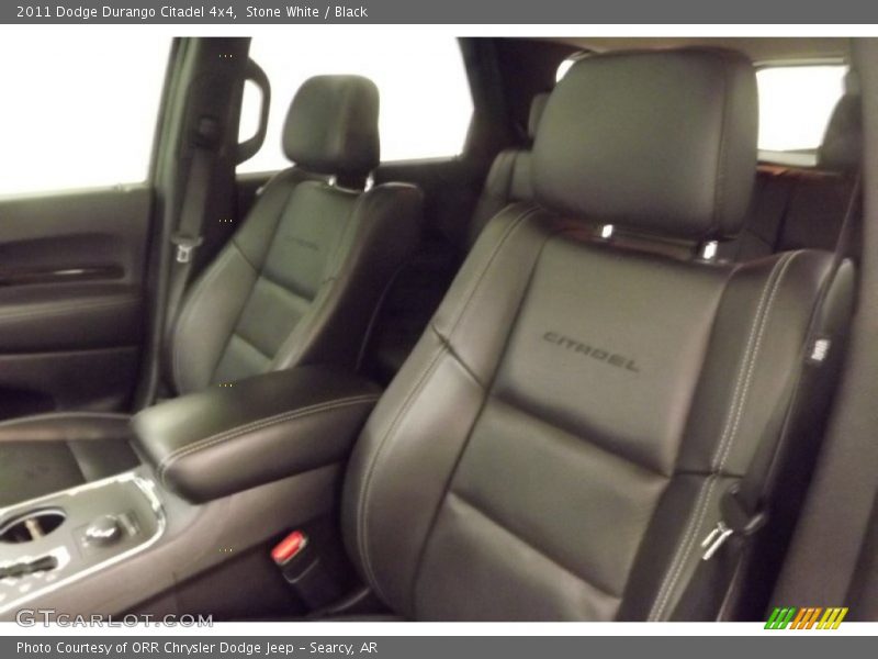Stone White / Black 2011 Dodge Durango Citadel 4x4
