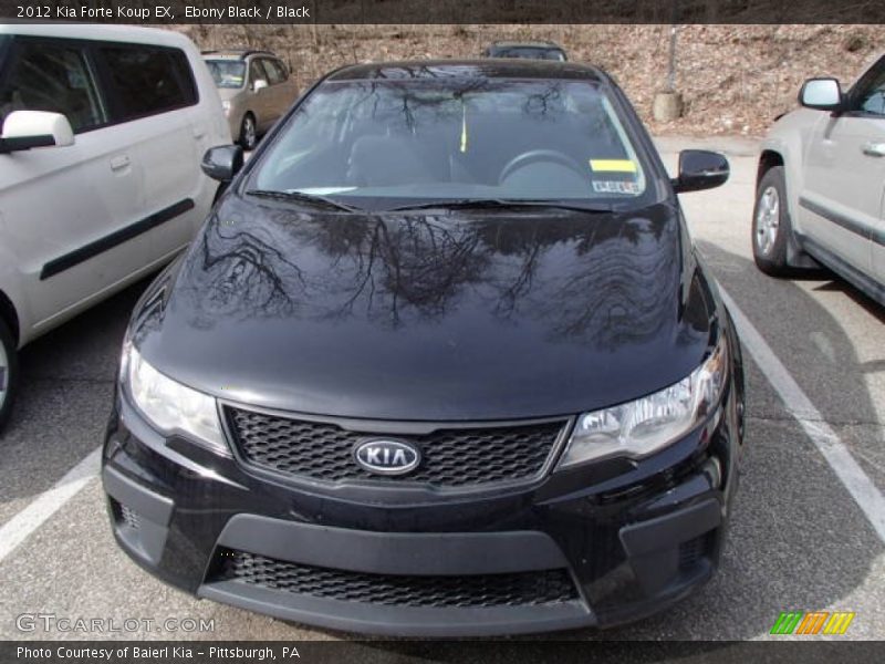 Ebony Black / Black 2012 Kia Forte Koup EX