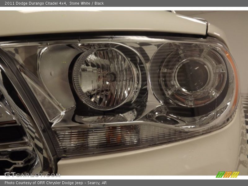 Stone White / Black 2011 Dodge Durango Citadel 4x4
