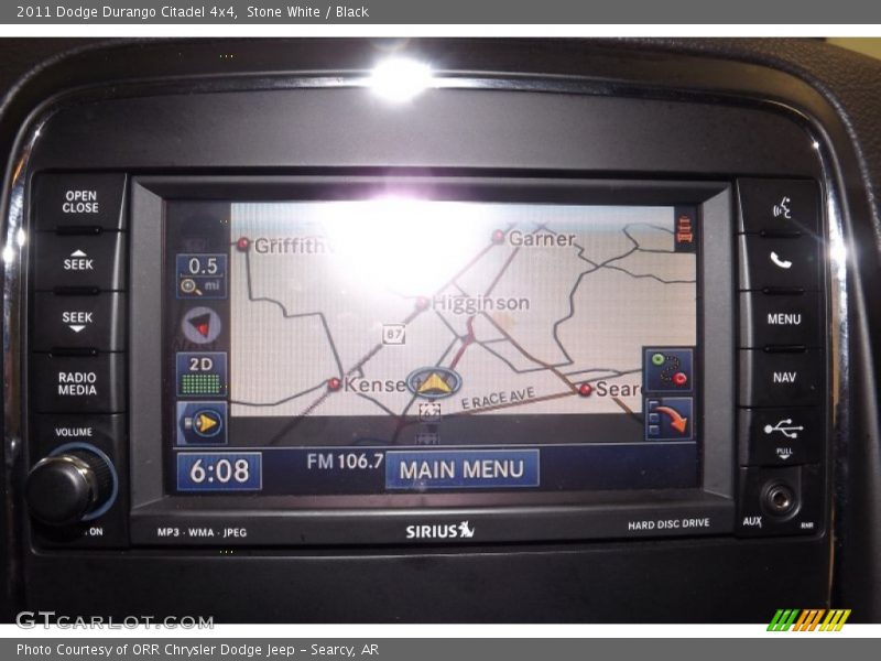 Stone White / Black 2011 Dodge Durango Citadel 4x4