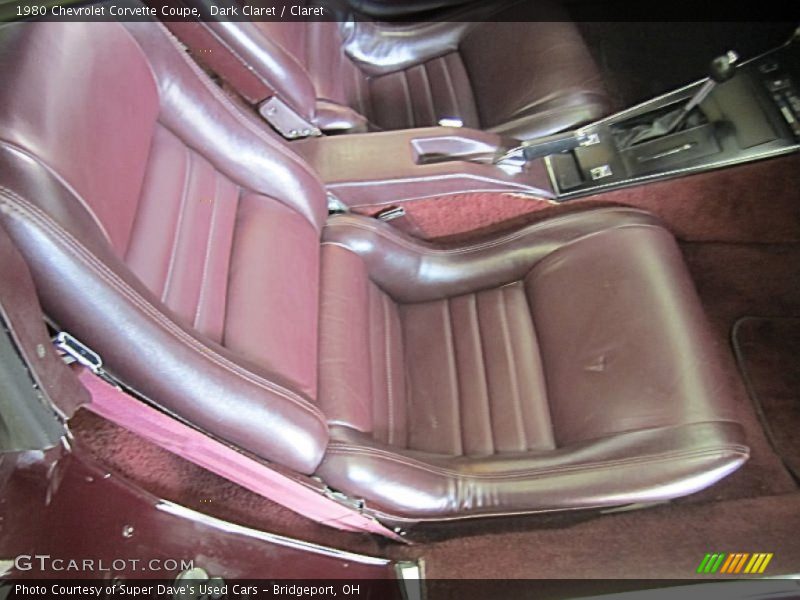Front Seat of 1980 Corvette Coupe