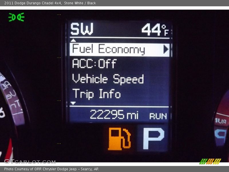 Stone White / Black 2011 Dodge Durango Citadel 4x4