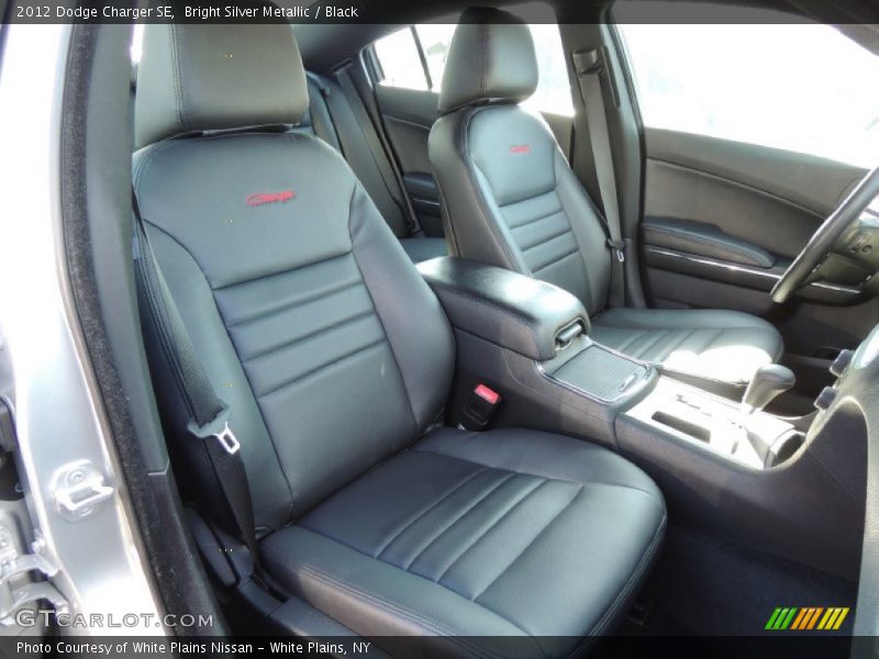 Bright Silver Metallic / Black 2012 Dodge Charger SE