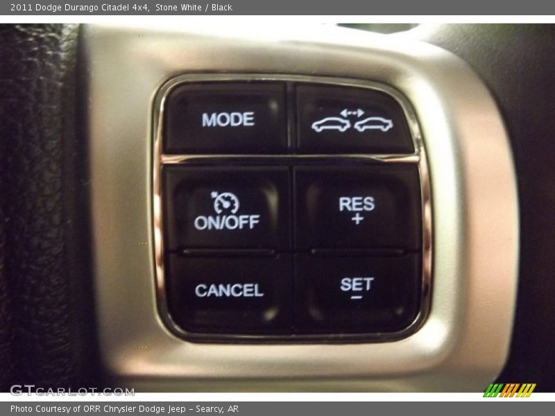 Stone White / Black 2011 Dodge Durango Citadel 4x4