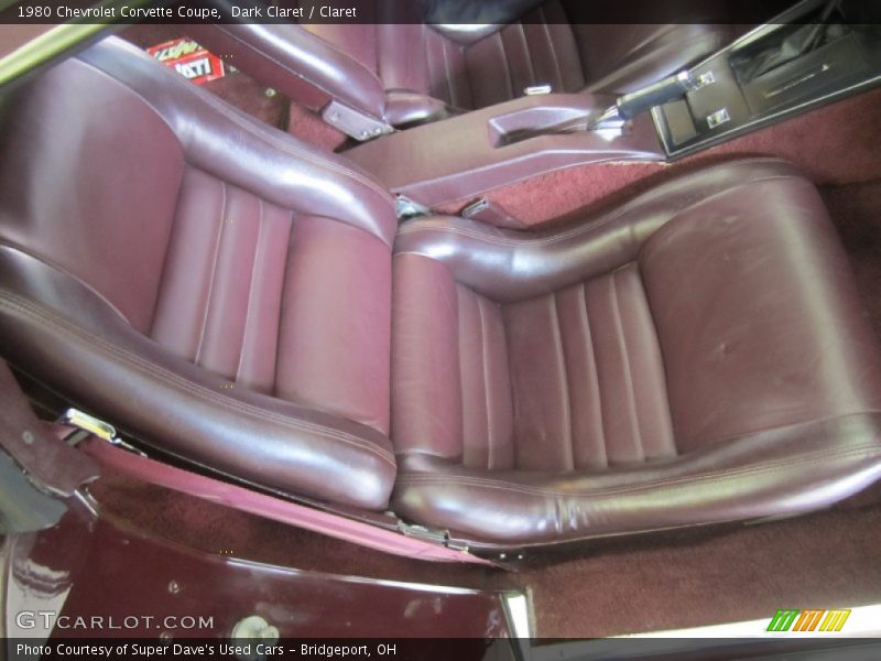 Front Seat of 1980 Corvette Coupe