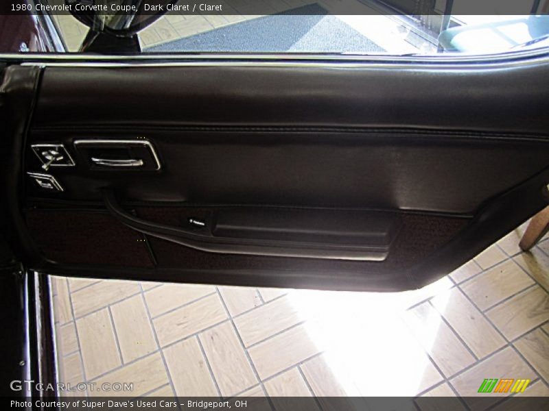 Dark Claret / Claret 1980 Chevrolet Corvette Coupe
