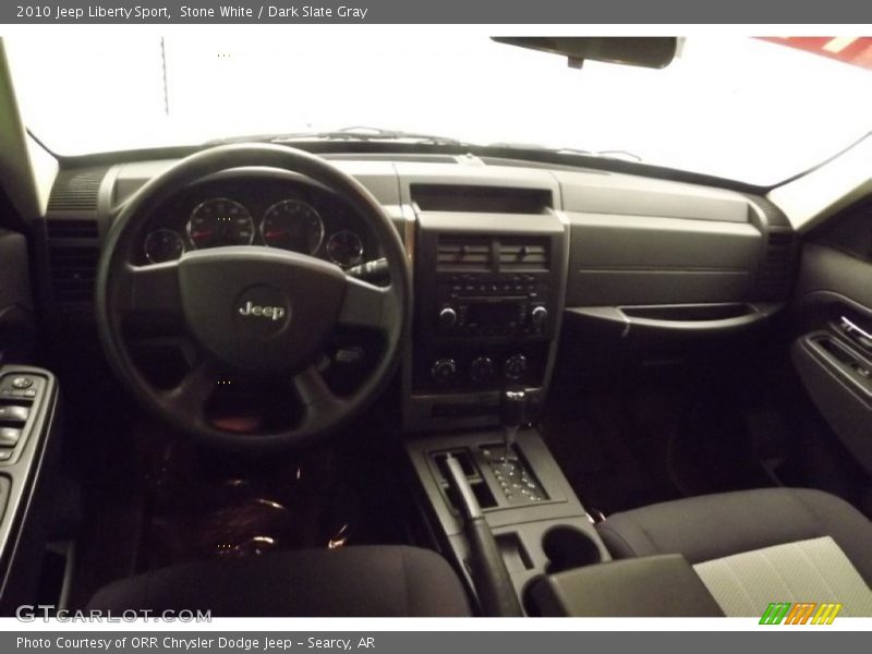 Stone White / Dark Slate Gray 2010 Jeep Liberty Sport