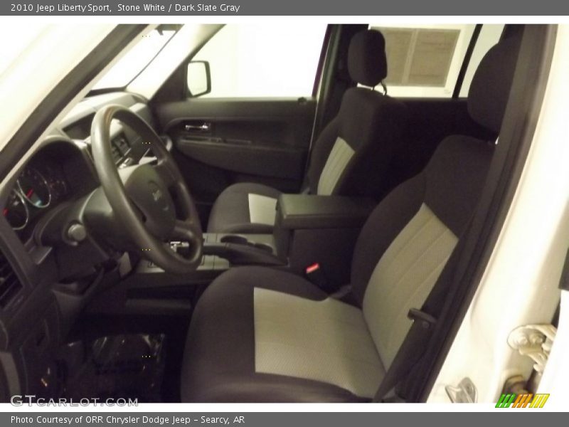 Stone White / Dark Slate Gray 2010 Jeep Liberty Sport
