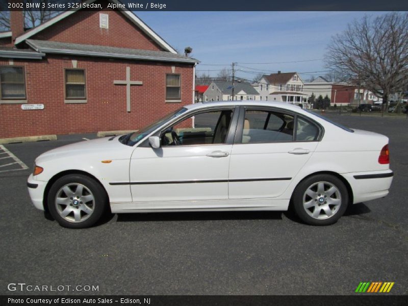 Alpine White / Beige 2002 BMW 3 Series 325i Sedan