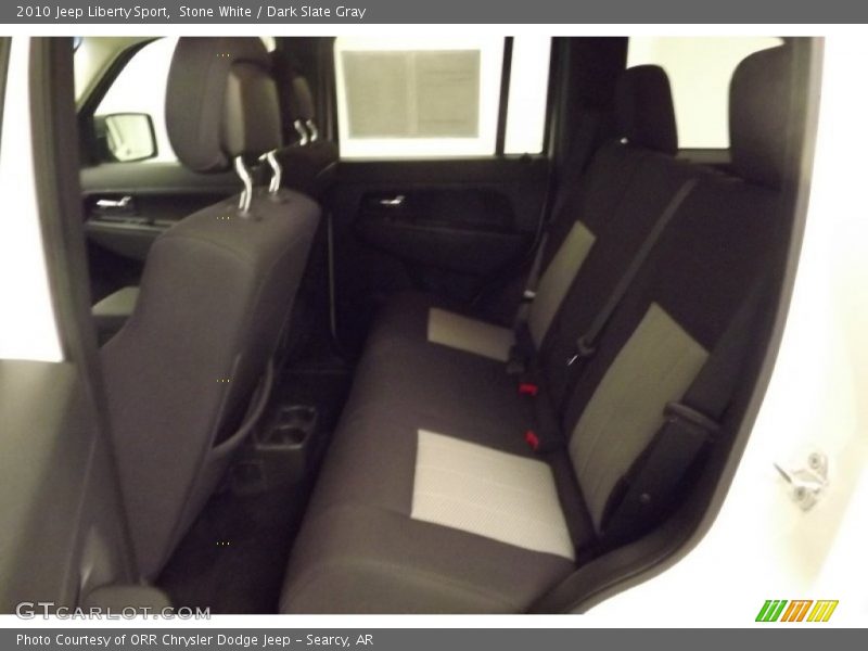 Stone White / Dark Slate Gray 2010 Jeep Liberty Sport