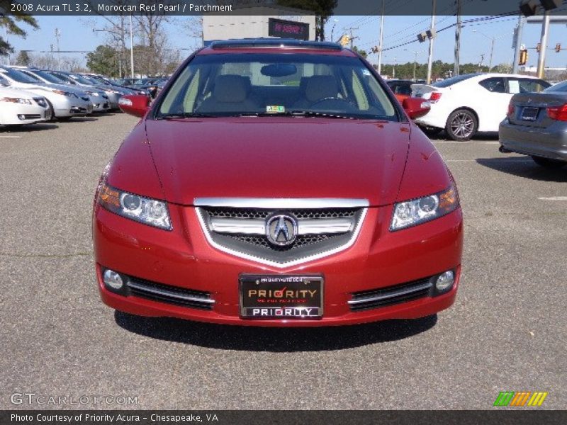 Moroccan Red Pearl / Parchment 2008 Acura TL 3.2