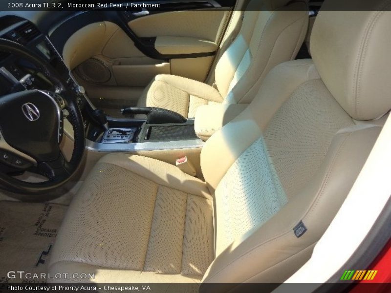 Moroccan Red Pearl / Parchment 2008 Acura TL 3.2