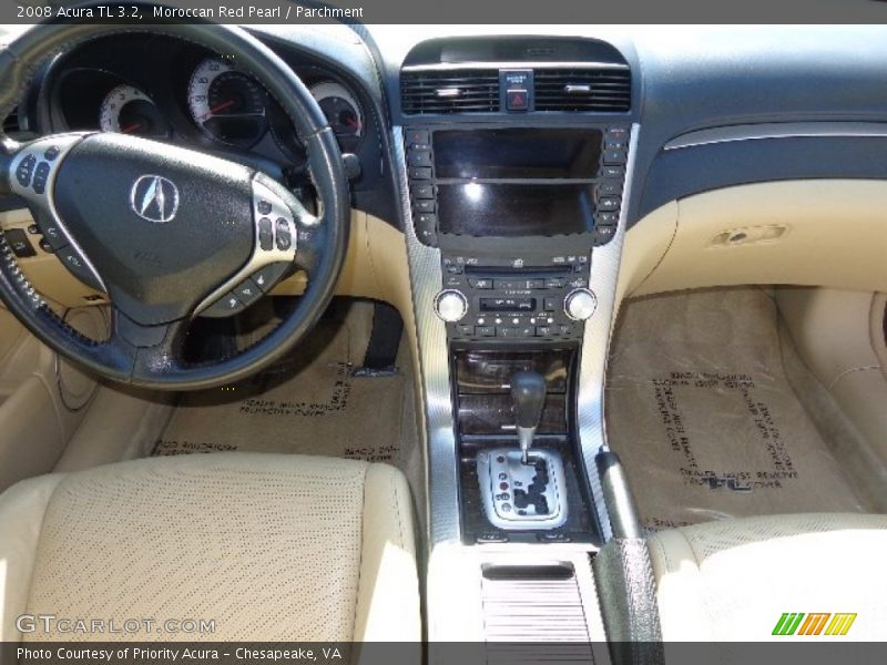 Moroccan Red Pearl / Parchment 2008 Acura TL 3.2