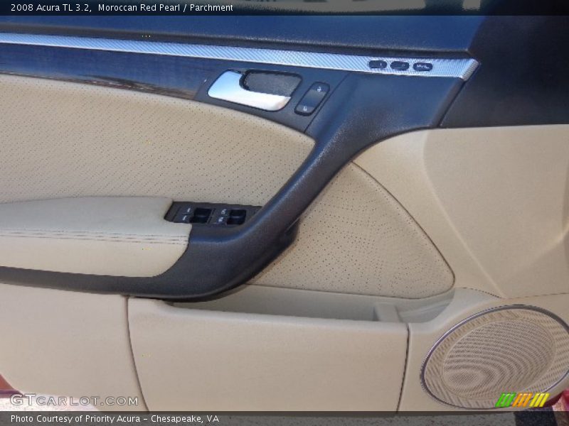 Moroccan Red Pearl / Parchment 2008 Acura TL 3.2