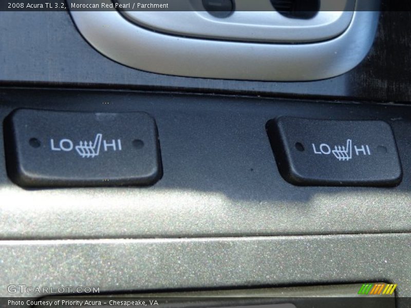 Moroccan Red Pearl / Parchment 2008 Acura TL 3.2
