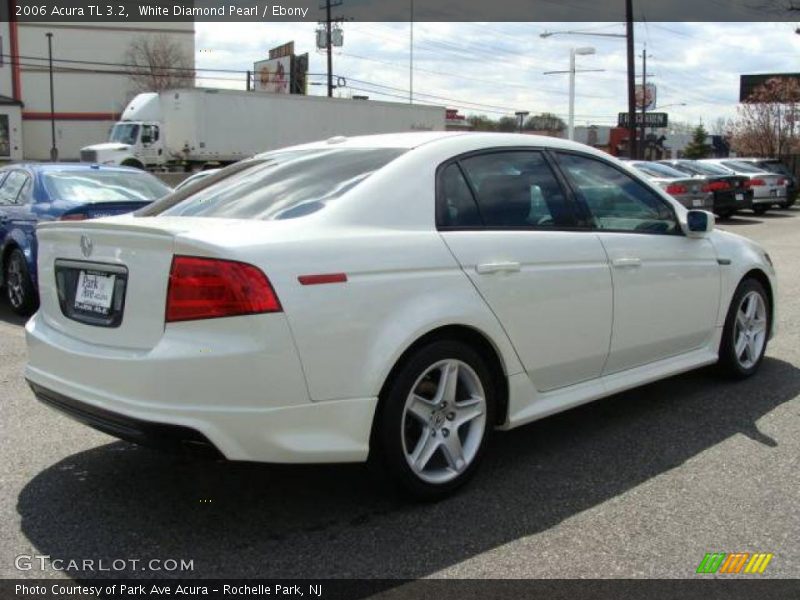 White Diamond Pearl / Ebony 2006 Acura TL 3.2