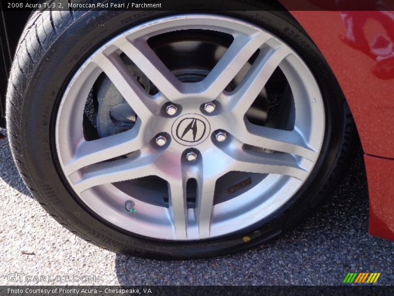Moroccan Red Pearl / Parchment 2008 Acura TL 3.2