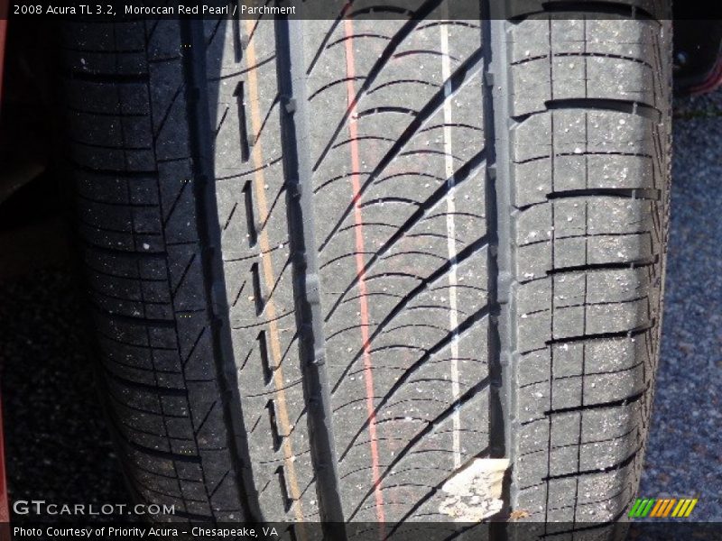 Moroccan Red Pearl / Parchment 2008 Acura TL 3.2