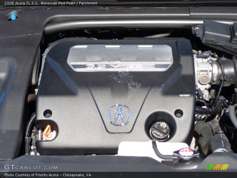 Moroccan Red Pearl / Parchment 2008 Acura TL 3.2