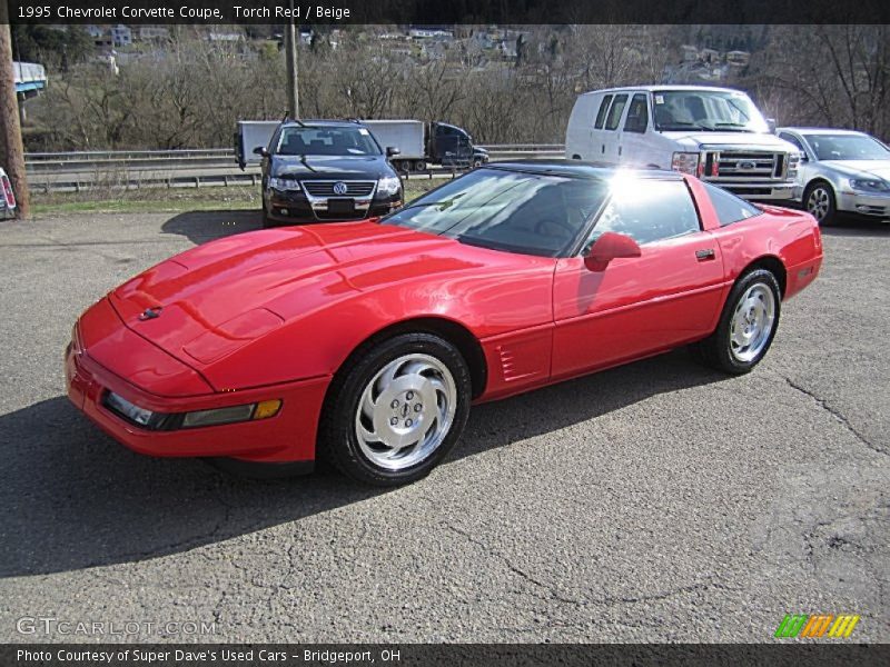 Torch Red / Beige 1995 Chevrolet Corvette Coupe