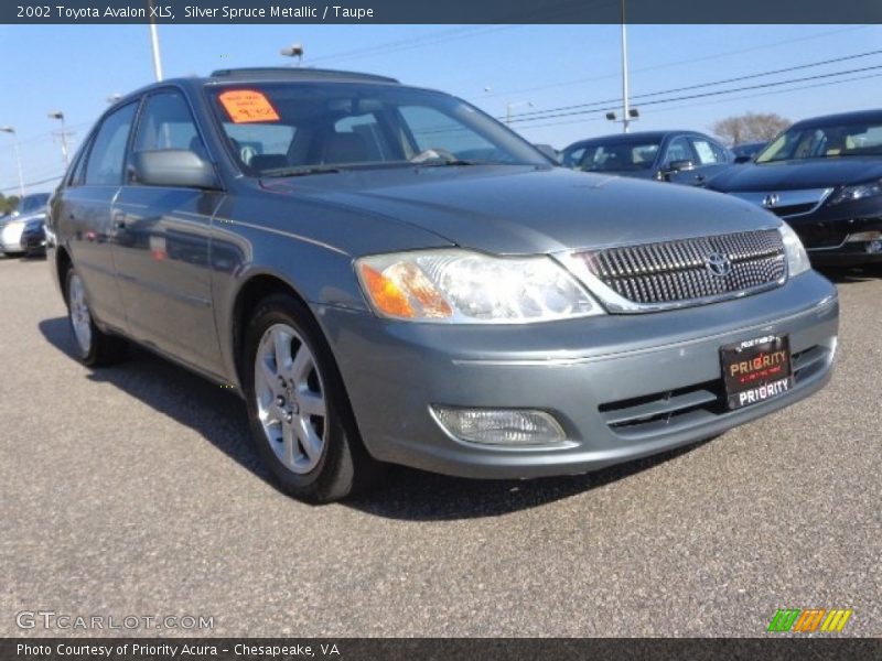 Silver Spruce Metallic / Taupe 2002 Toyota Avalon XLS