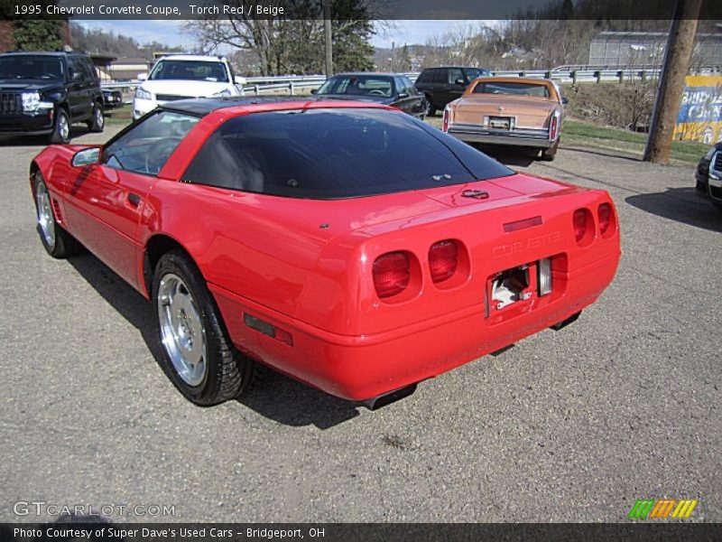 Torch Red / Beige 1995 Chevrolet Corvette Coupe