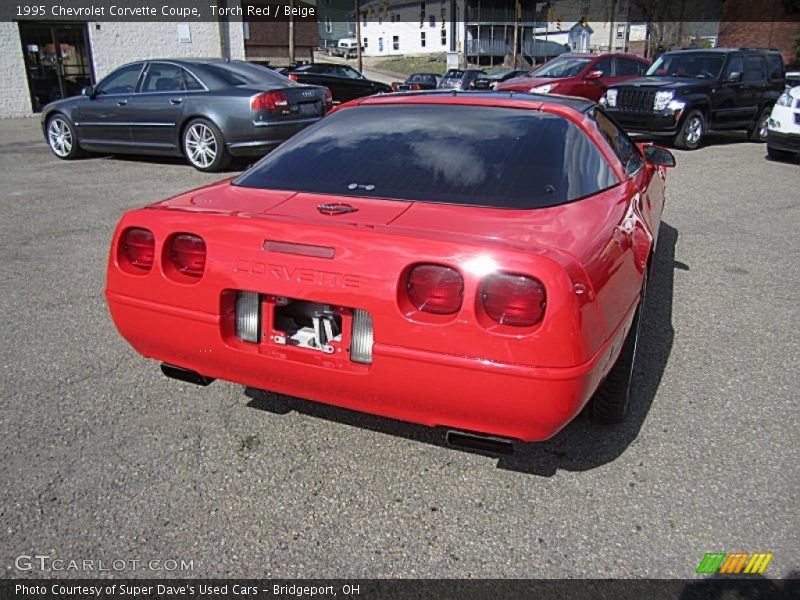 Torch Red / Beige 1995 Chevrolet Corvette Coupe