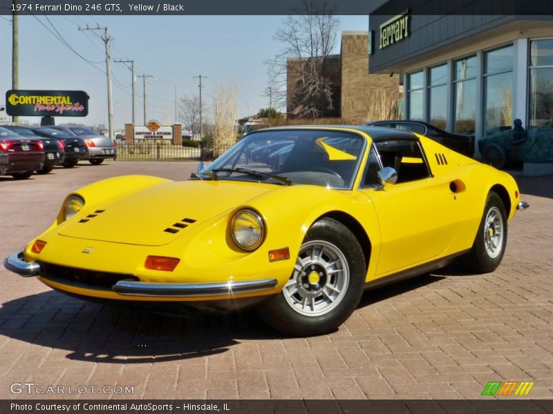 Front 3/4 View of 1974 Dino 246 GTS