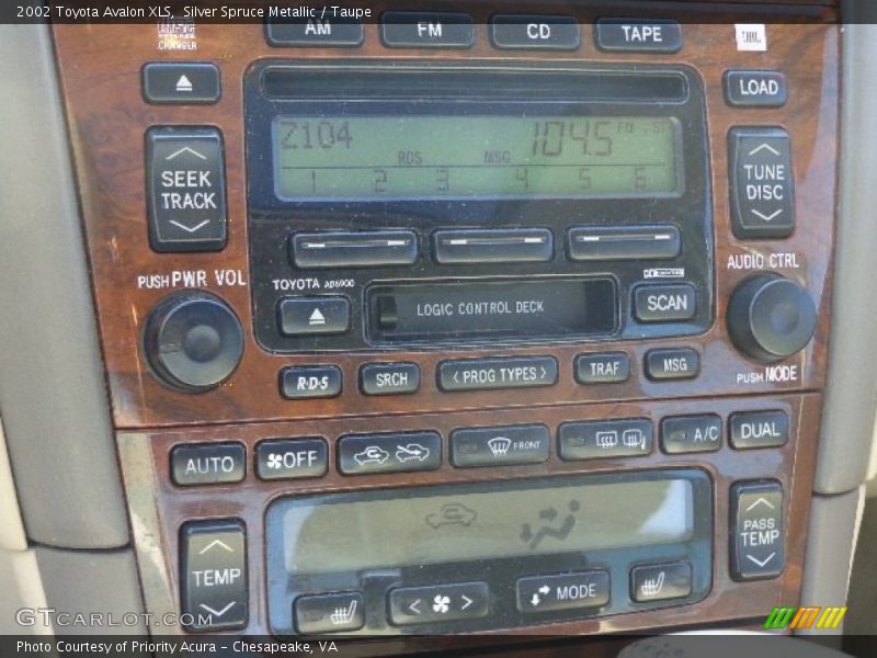 Silver Spruce Metallic / Taupe 2002 Toyota Avalon XLS