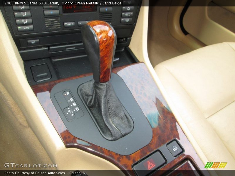 Oxford Green Metallic / Sand Beige 2003 BMW 5 Series 530i Sedan