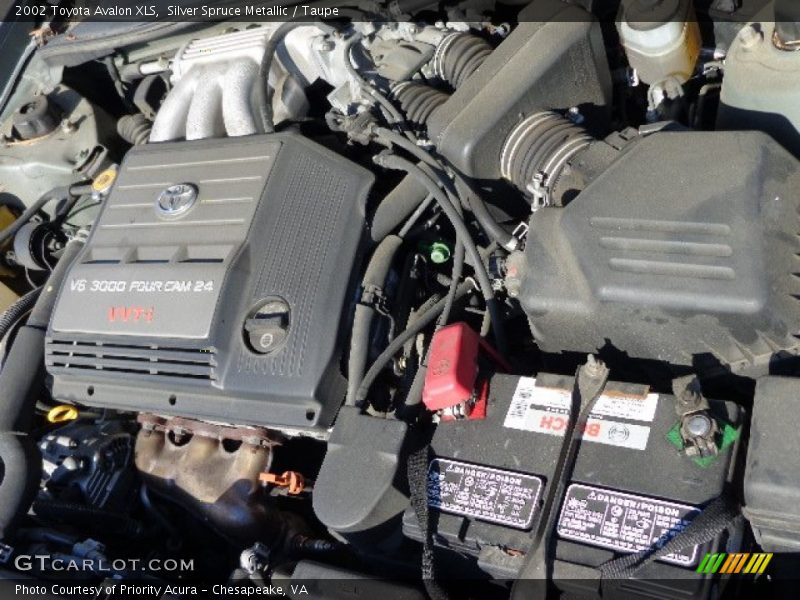 Silver Spruce Metallic / Taupe 2002 Toyota Avalon XLS