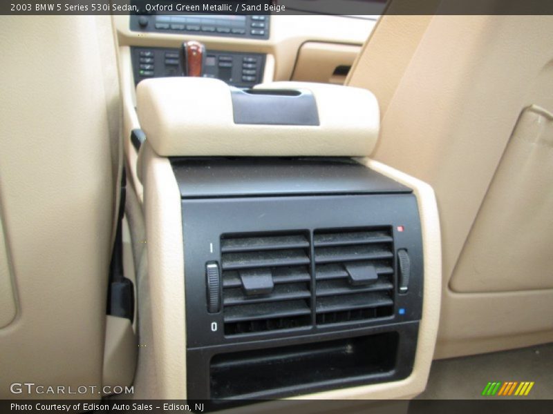 Oxford Green Metallic / Sand Beige 2003 BMW 5 Series 530i Sedan
