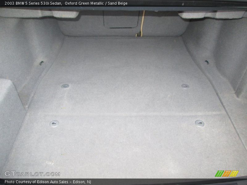 Oxford Green Metallic / Sand Beige 2003 BMW 5 Series 530i Sedan