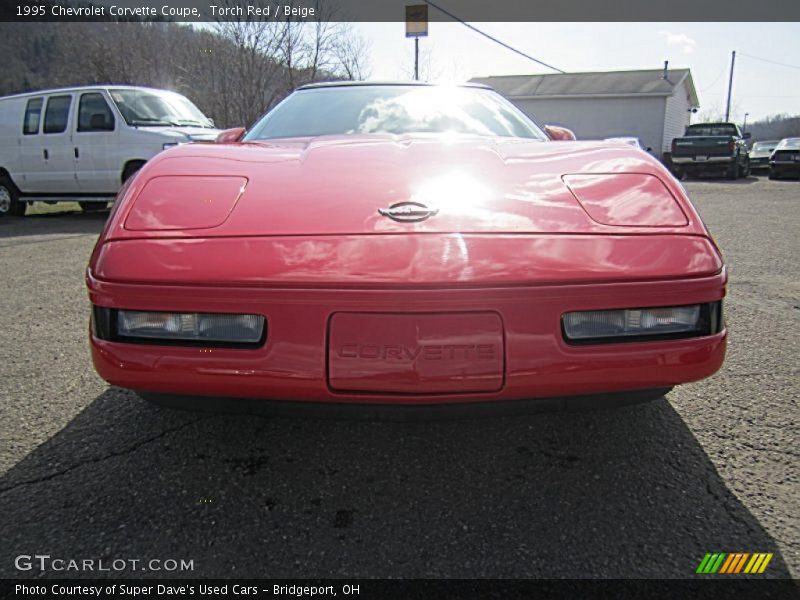 Torch Red / Beige 1995 Chevrolet Corvette Coupe