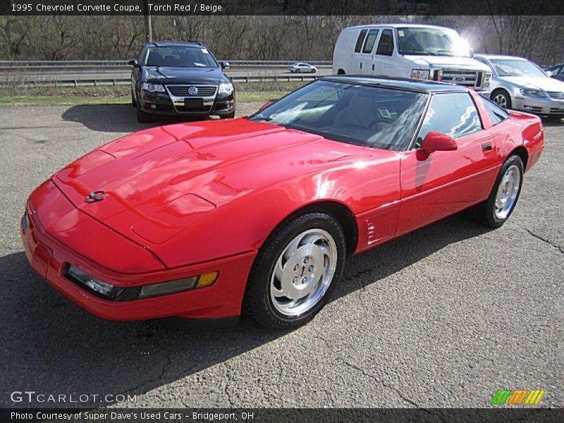Torch Red / Beige 1995 Chevrolet Corvette Coupe