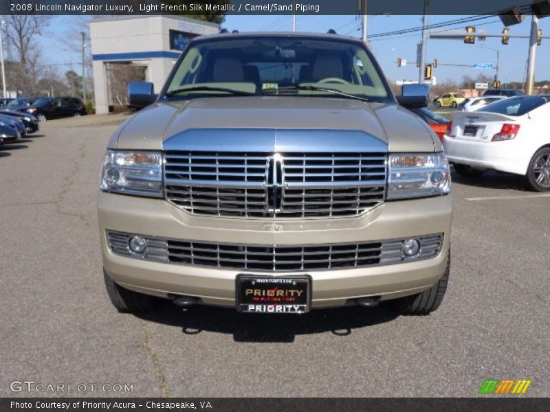 Light French Silk Metallic / Camel/Sand Piping 2008 Lincoln Navigator Luxury
