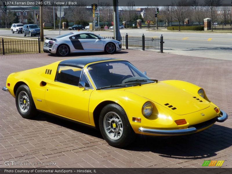 Front 3/4 View of 1974 Dino 246 GTS