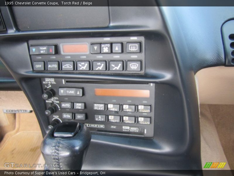 Controls of 1995 Corvette Coupe